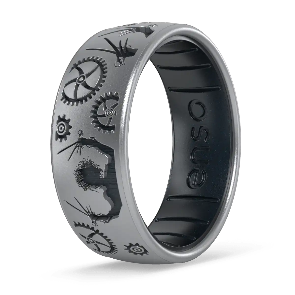 Gearbound Blades Edward Scissorhands Ring - Silver