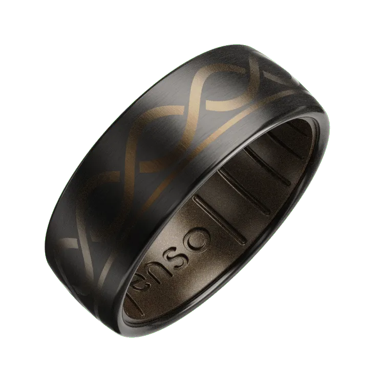 Aragorn's Devotion The Lord of the Rings Metal Hybrid Ring - Bronze