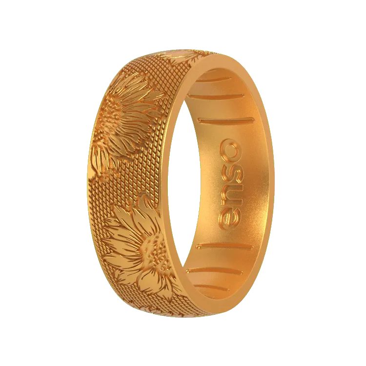 Golden Petals Ring - Gold