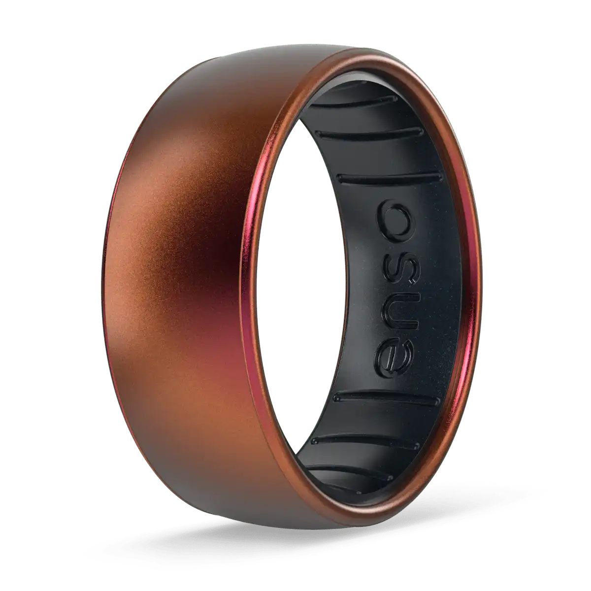 Metallic Dualtone Ring - Poseidon & Black Pearl