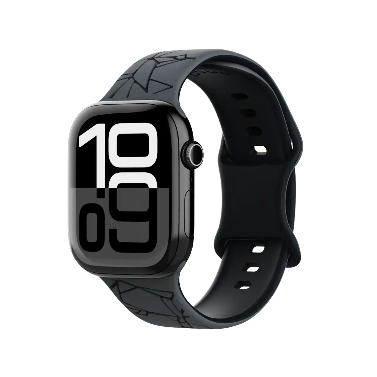 Silicone Sport Apple Watch Band - Granite