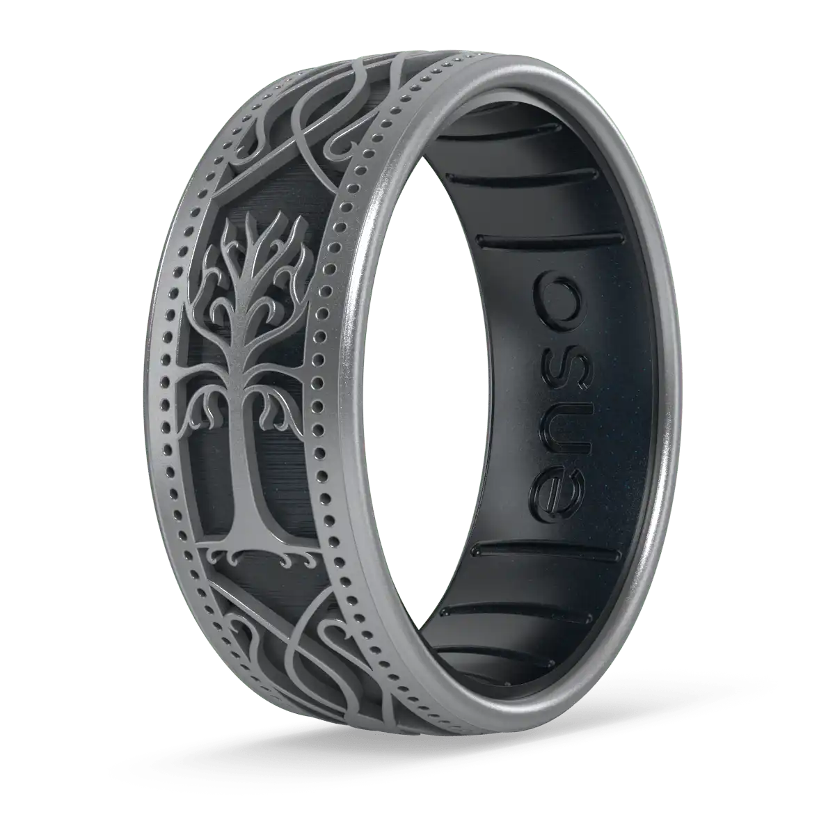 Tree of Kings The Lord of the Rings Ring - Silver