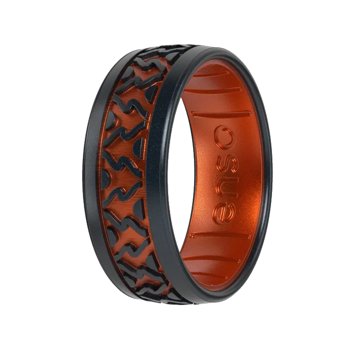 Sauron's Fire The Lord of the Rings Ring - Black Pearl