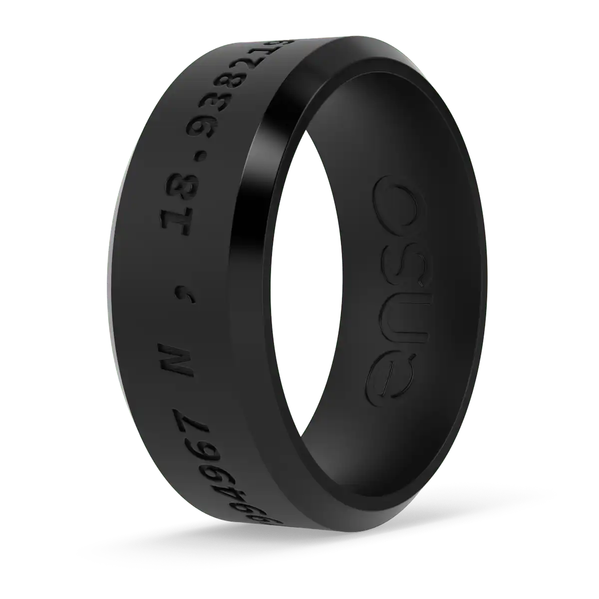 Maelifell Coordinate Chris Burkard Ring - Obsidian