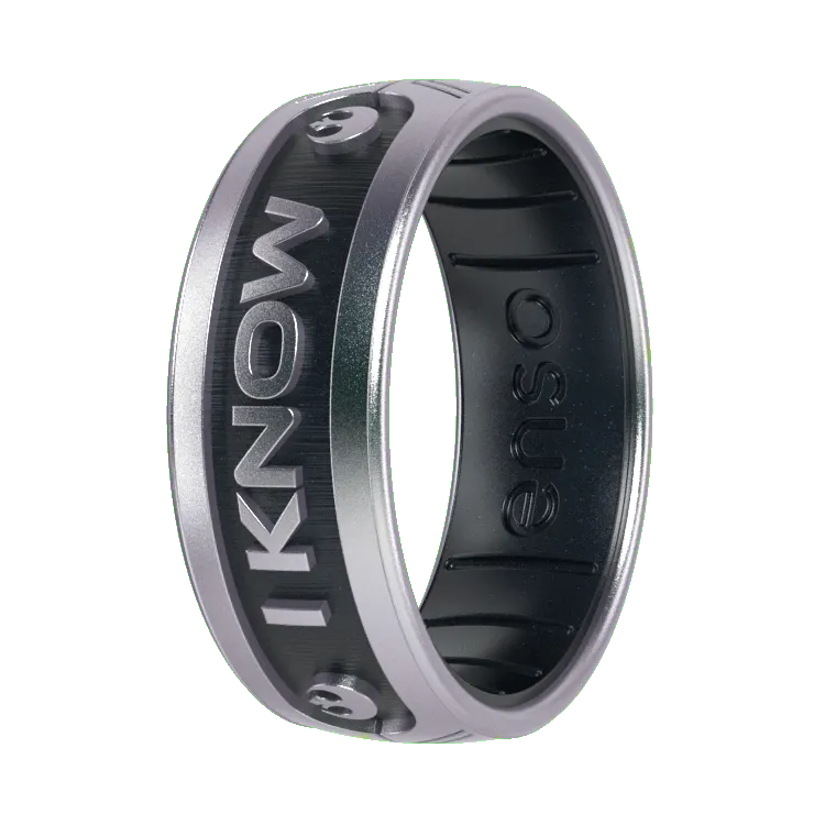 I Know (English) Star Wars™ Ring - Icy Silver