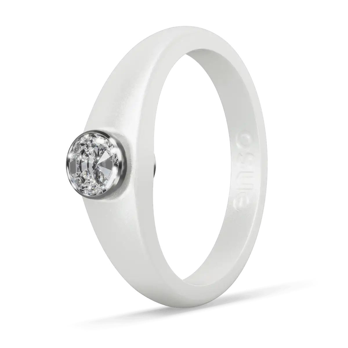 Gemstone Ring - White Pearl & Silver