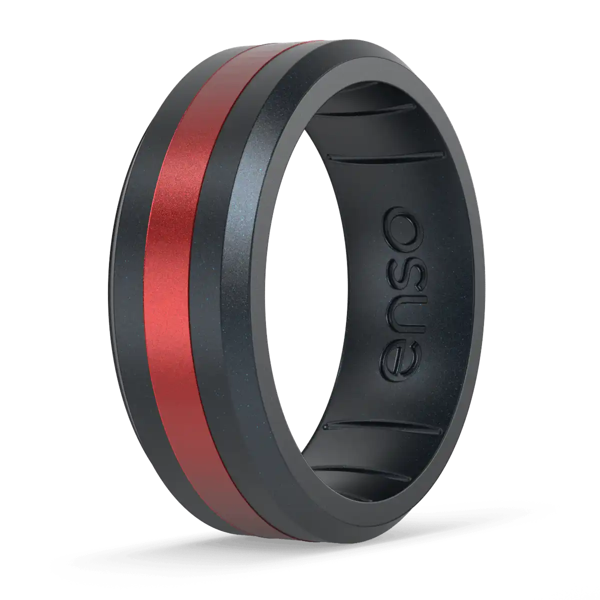 Axis Ring - Black Pearl & Ruby