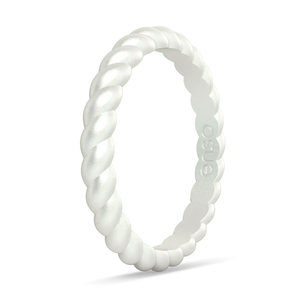 Braided Ring - Metallic Pearl