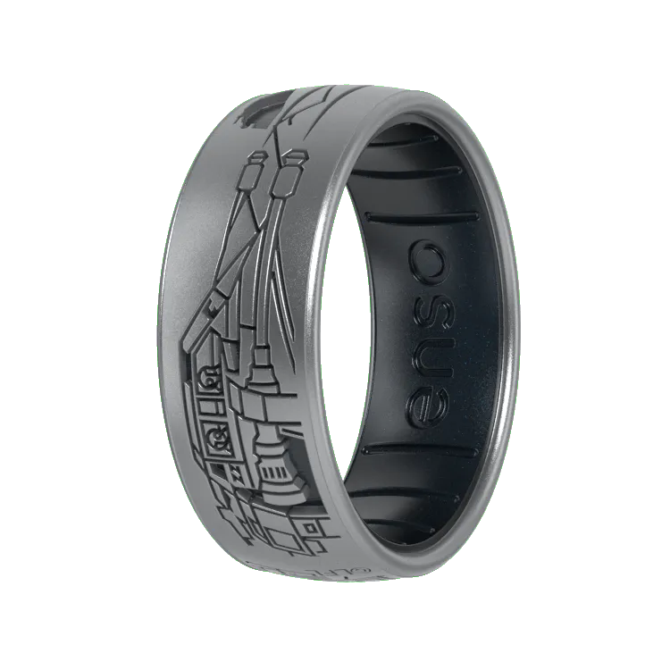 Battle of Hoth Star Wars™ Ring - Silver