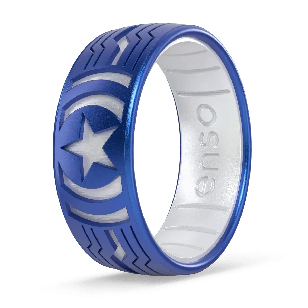 Cap's Shield Marvel Ring - Pearl