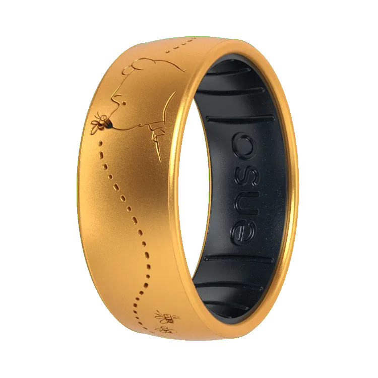 Buzzing Around Winnie the Pooh Disney Ring - Gold