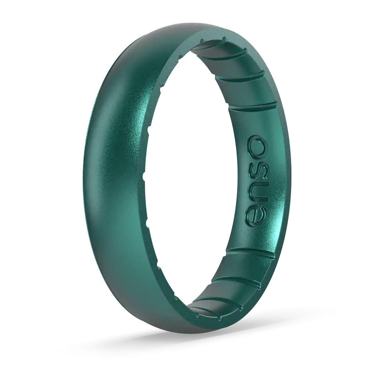 Thin Birthstone Ring - Emerald