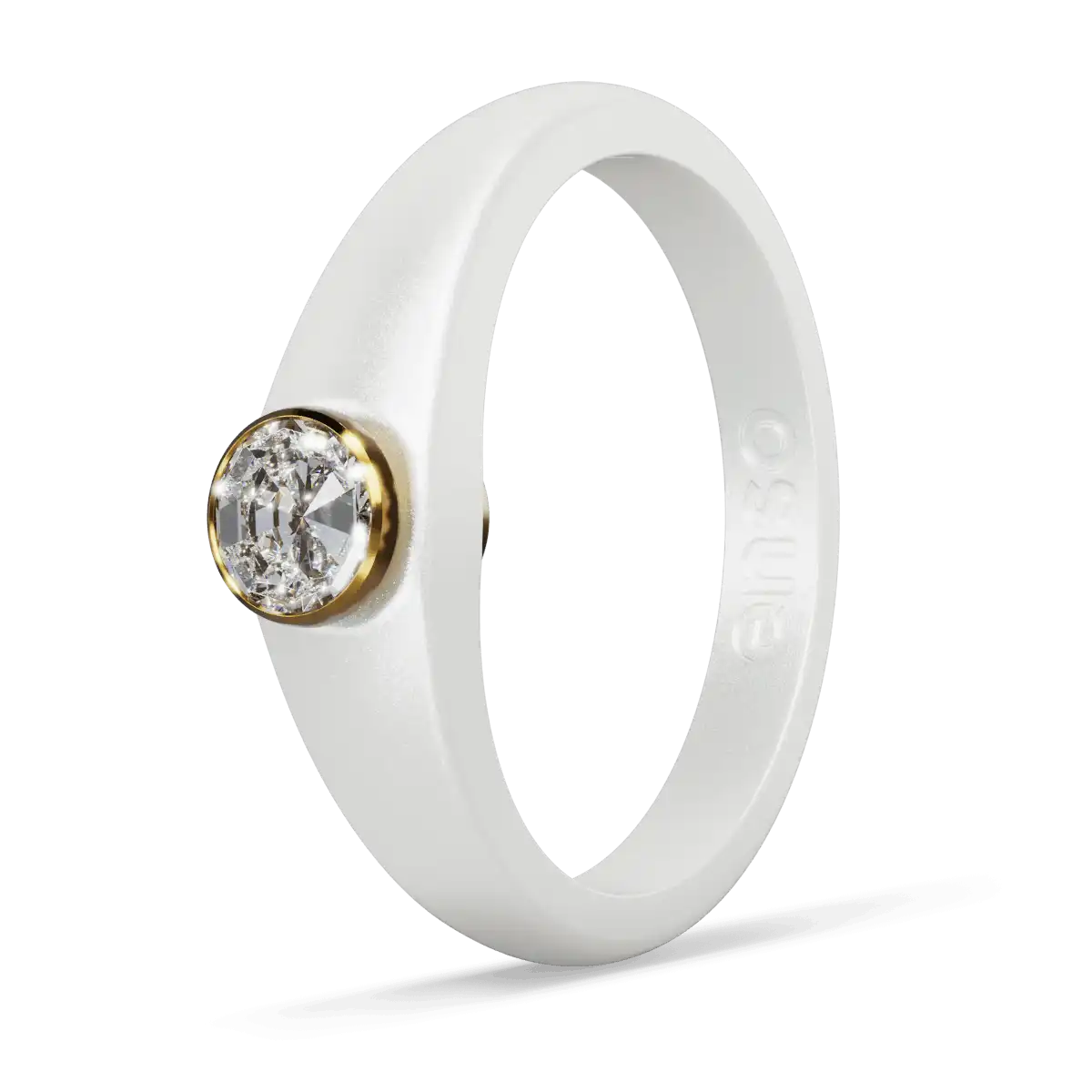 Gemstone Ring - White Pearl & Gold