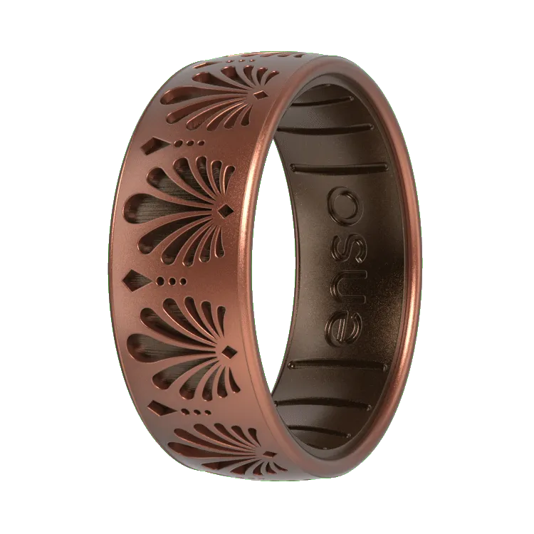 Palmette Ring - Rustic Copper
