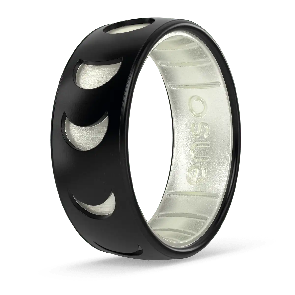 Moon Phases Ring - Black