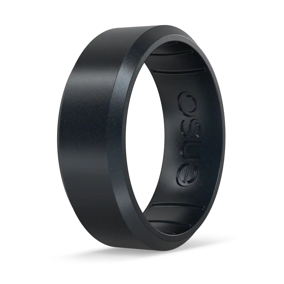 Elements Bevel Ring - Black Pearl