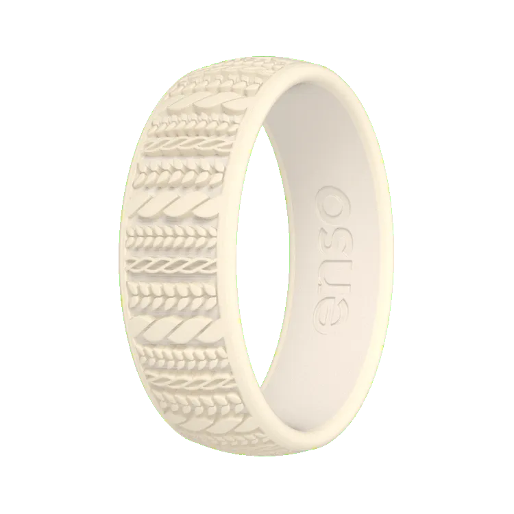 Chunky Sweater Ring - Cream