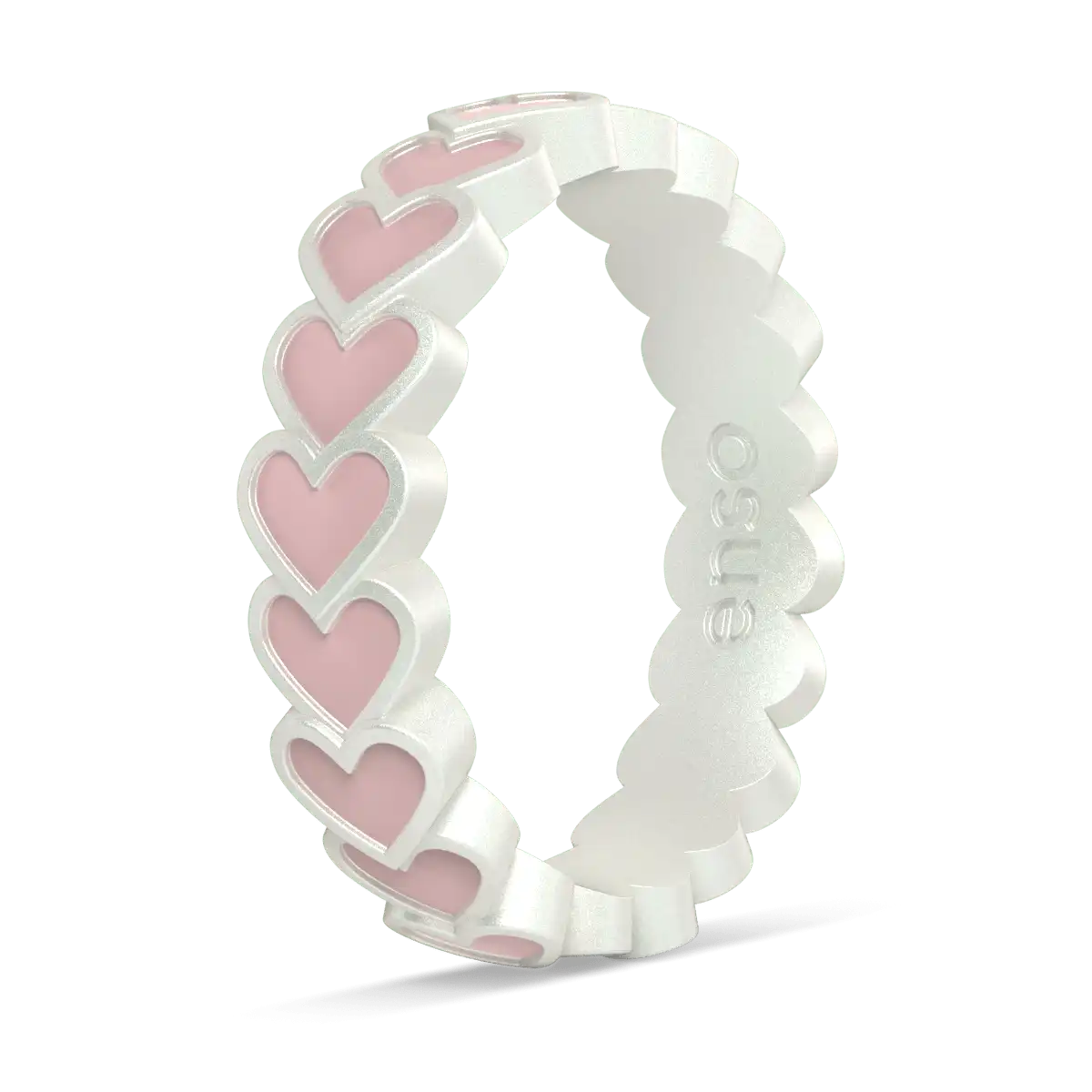 Hearts Ring - Pearl