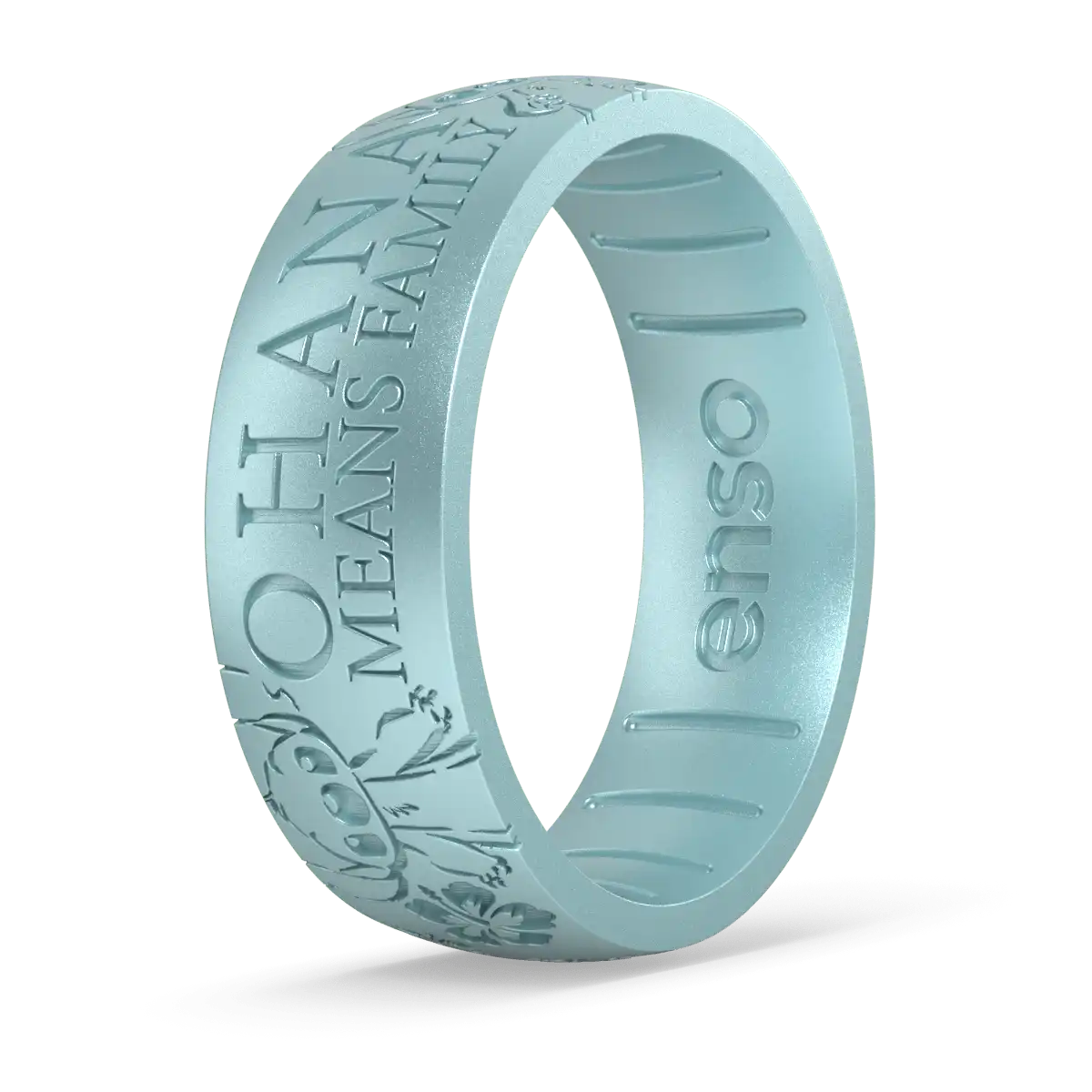 Ohana Means Family Lilo & Stitch Disney Ring - Aquamarine
