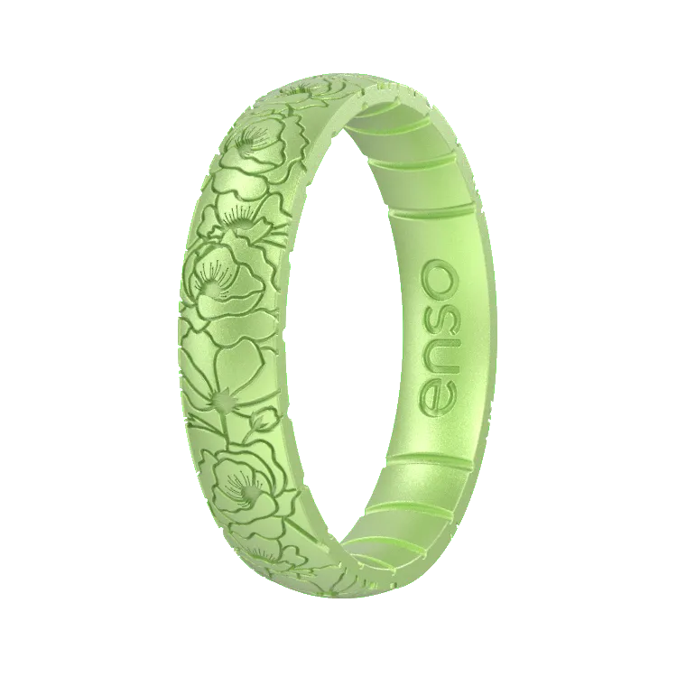 August Birth Flower Ring