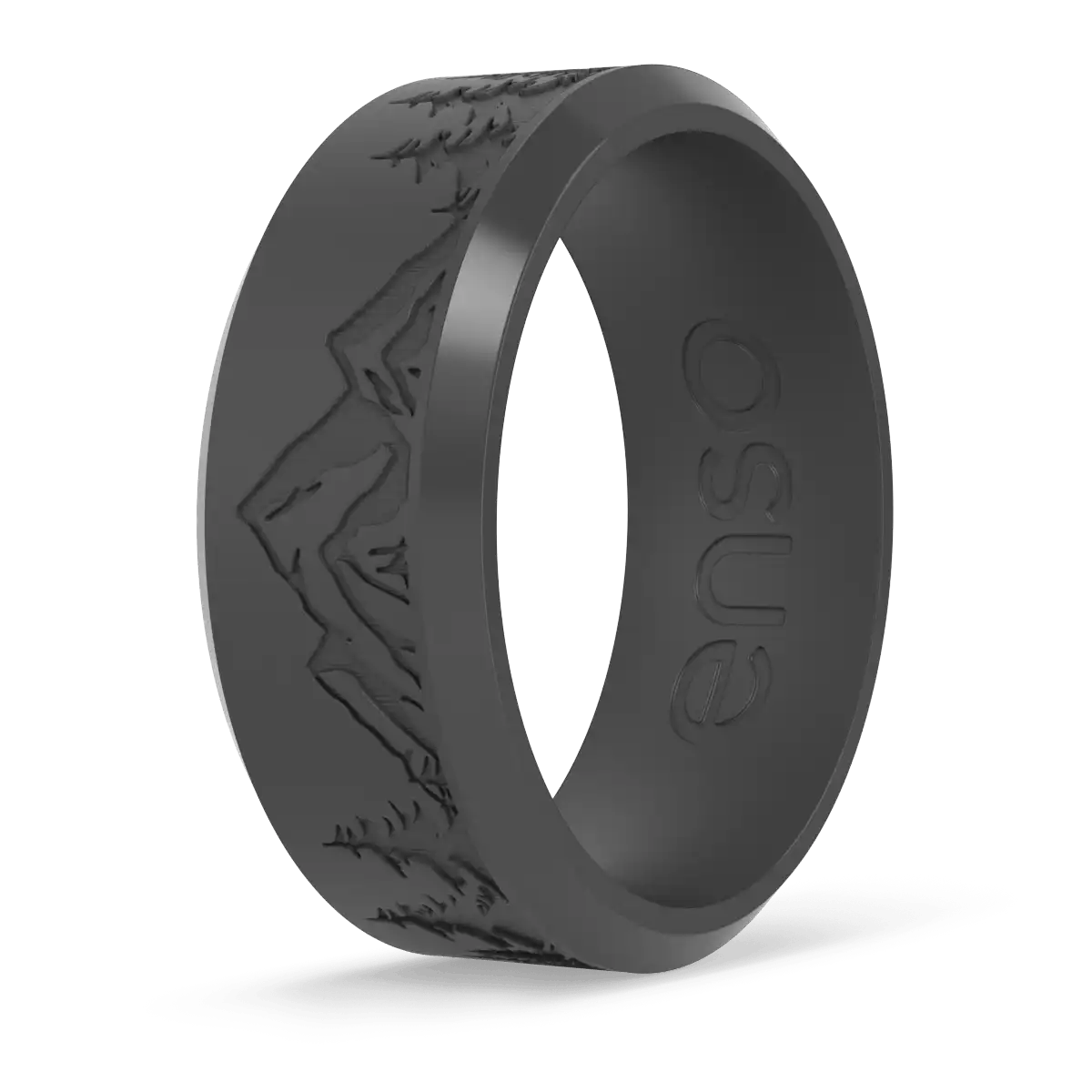 Peak Bevel Ring - Slate