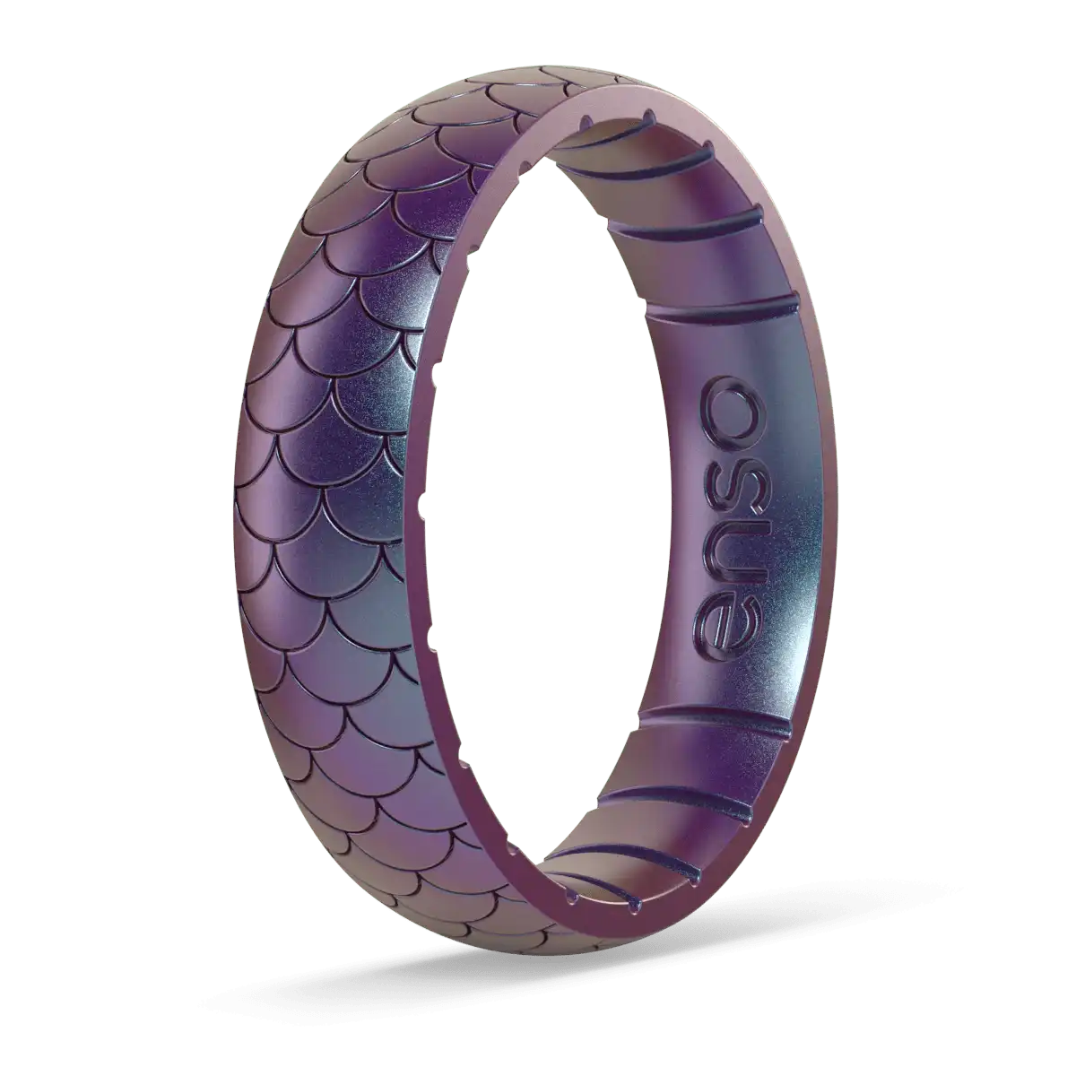 Thin Mermaid Scale Ring - Mermaid