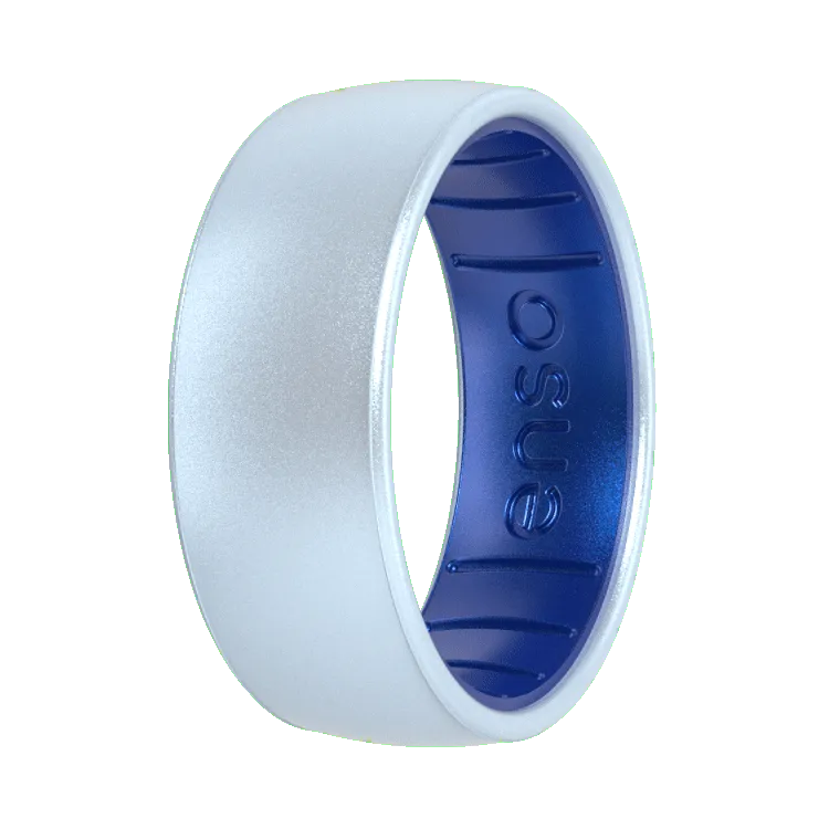 Metallic Dualtone Ring - Diamond & Sapphire