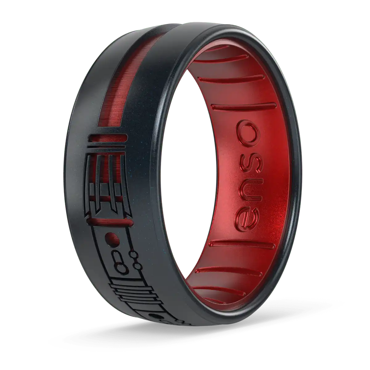 Darth Maul's™ Lightsaber™ Star Wars™ Ring - Black Pearl
