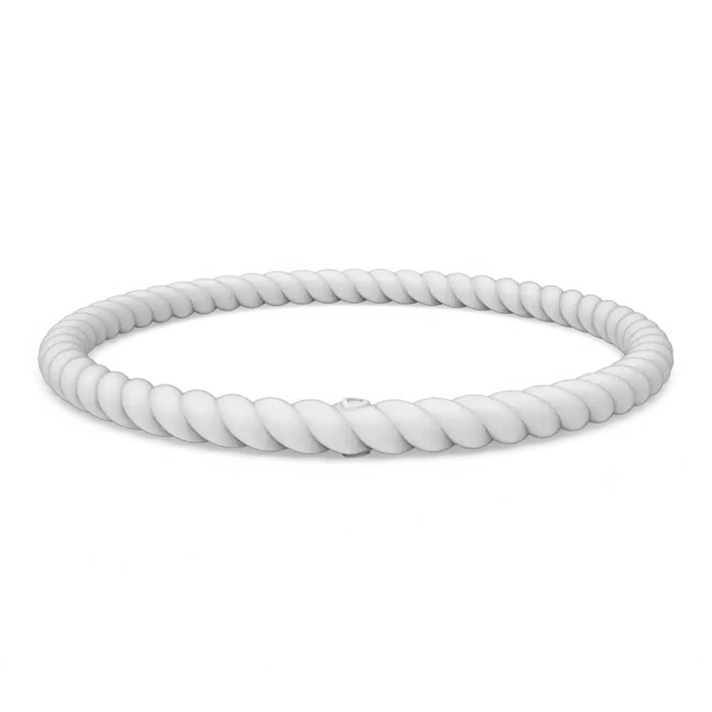 Braided Bracelet - White