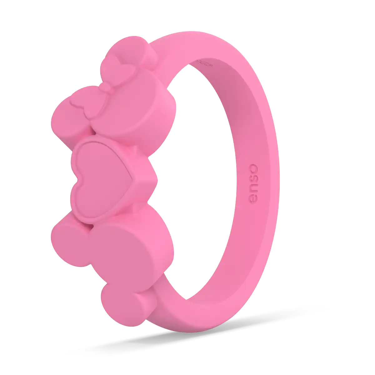 Mickey Mouse & Minnie Mouse Love Heart Disney Ring - Blossom