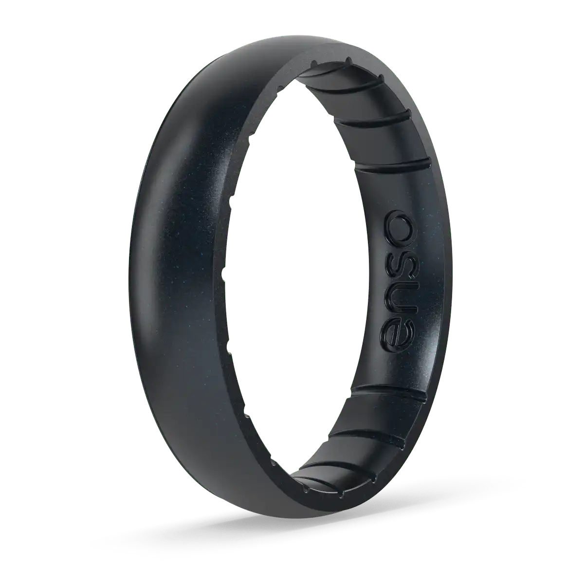 Thin Elements Ring - Black Pearl