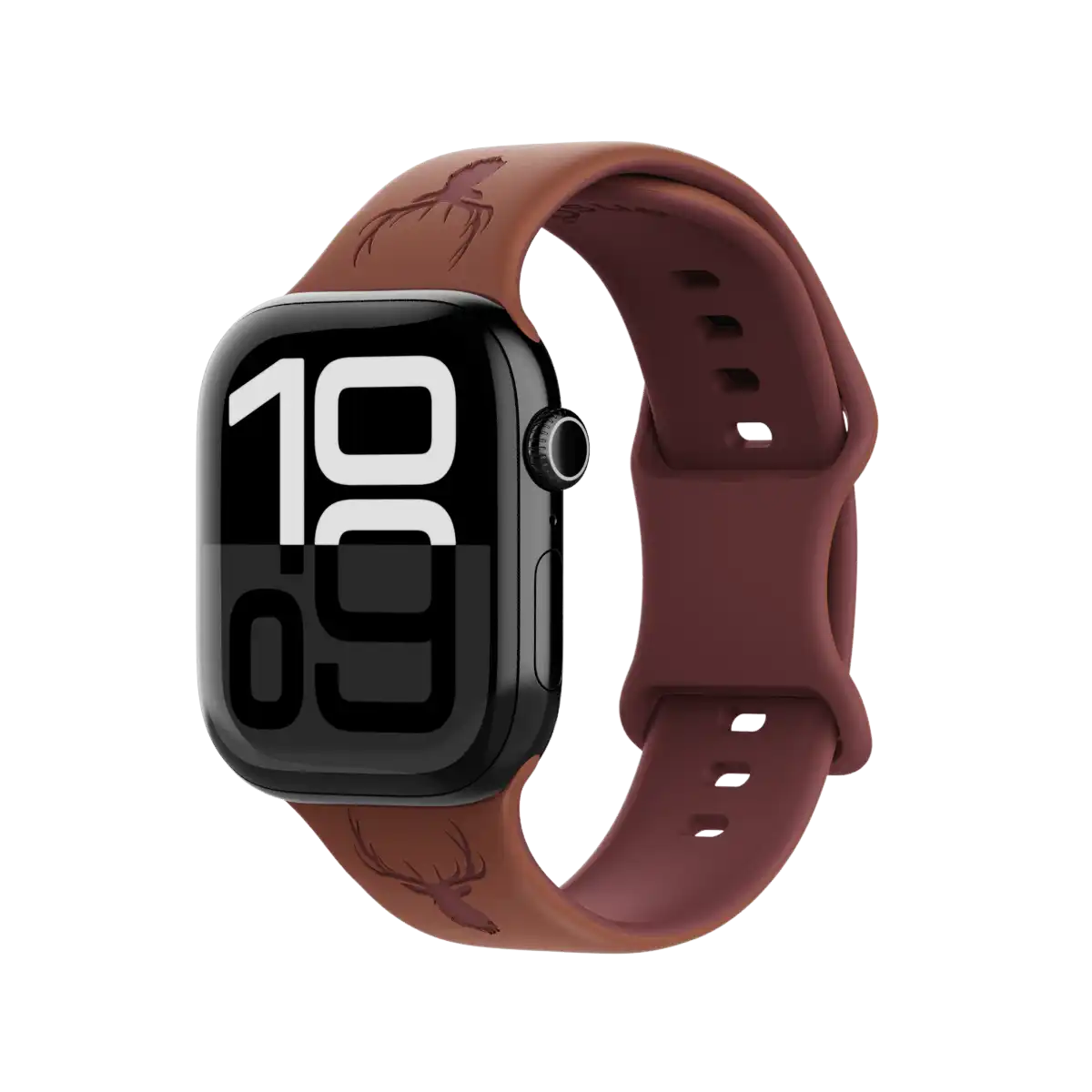 Silicone Sport Apple Watch Band - Elk