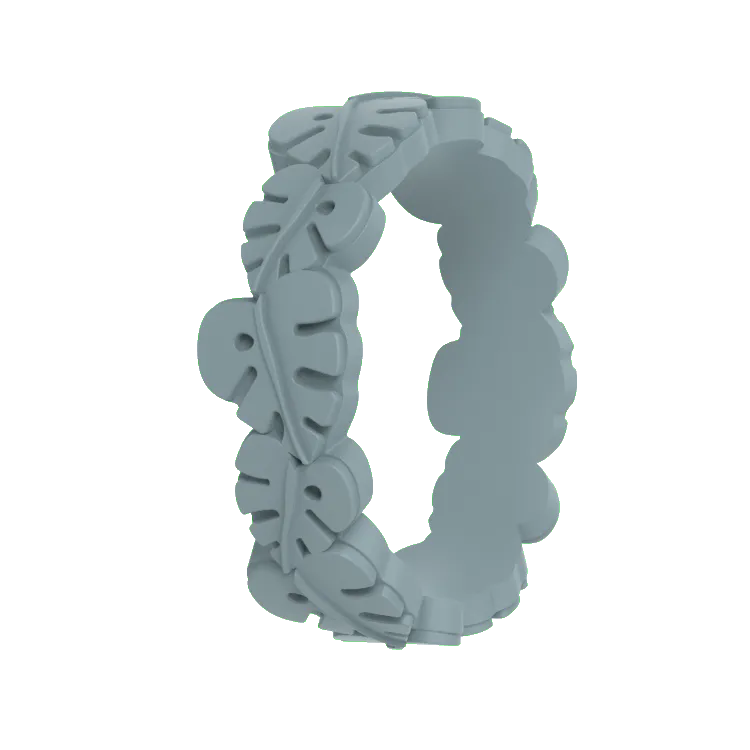 Monstera Leaf Ring - Lagoon