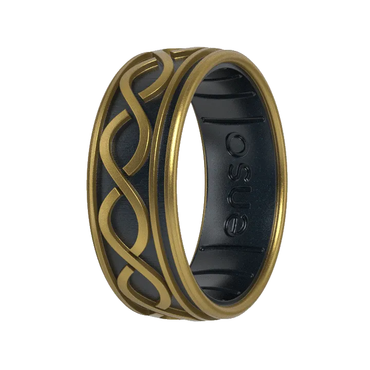 Aragorn's Devotion The Lord of the Rings Ring - Antique Gold