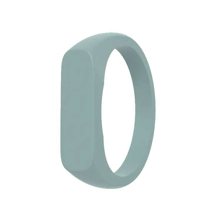 Bar Signet Ring - Lagoon